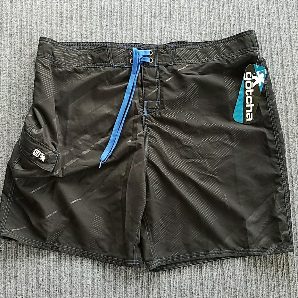 NWT Men GOTCHA  swim trunks shorts sz XXL mesh lining